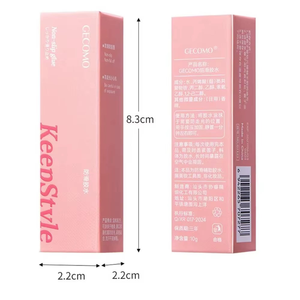 Portable 10G Anti-Slip Glue Body Skin Roll on Bra Non-Slip Fixed Adhesive Anti-Exposure Roll on Skin Adhesive for Clothing Dress
