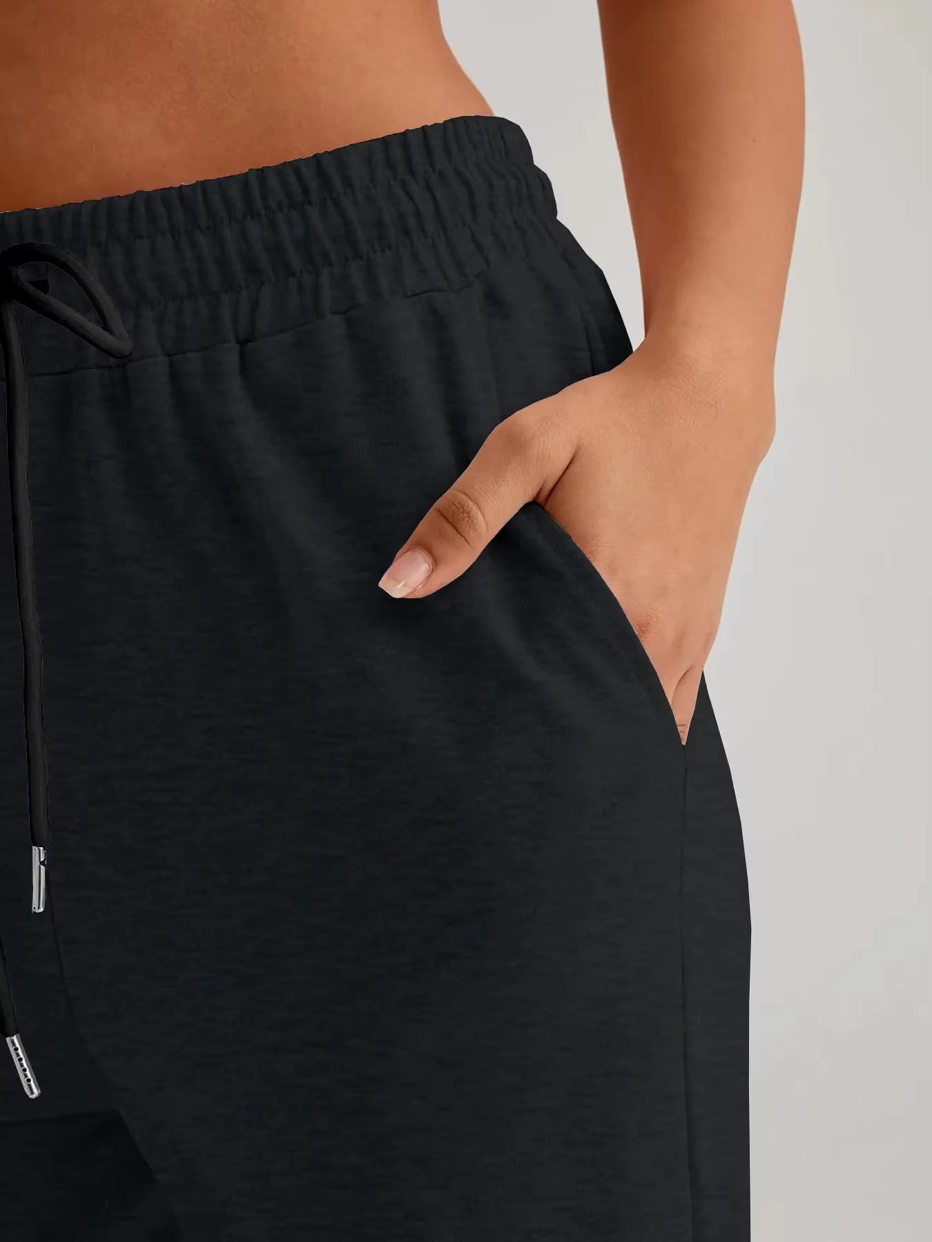 Women'S Cinch Bottom Sweatpants High Waisted Athletic Joggers