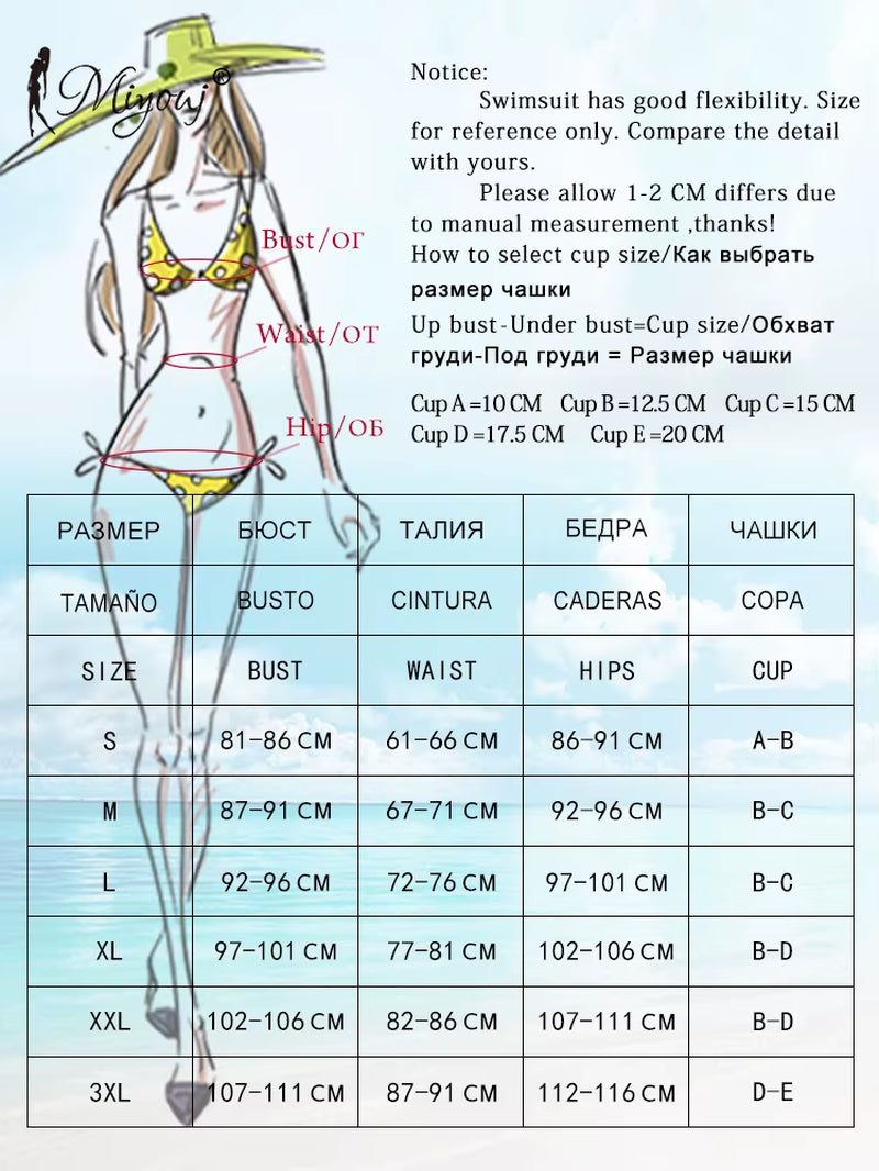 Newest Sexy Bikinis Female Micro Folds Swimwear Women High Cut Bikini Set String Swimming Suit for Woman 2023 Swimsuit