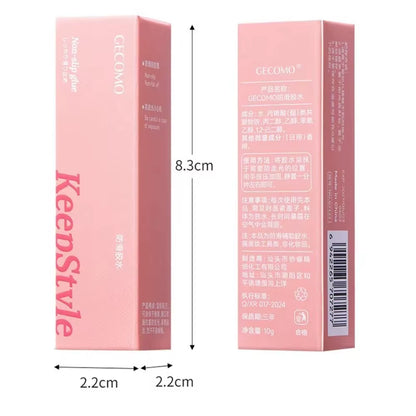 Portable 10G Anti-Slip Glue Body Skin Roll on Bra Non-Slip Fixed Adhesive Anti-Exposure Roll on Skin Adhesive for Clothing Dress